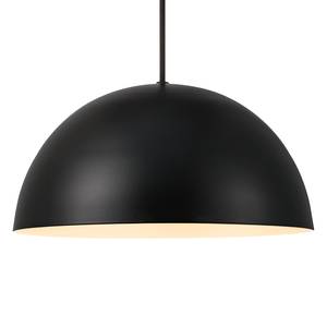 Hanglamp Ellen staal - 1 lichtbron - Zwart - Diameter: 30 cm