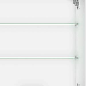 Spiegelschrank Cevio Inklusive Beleuchtung - Hochglanz Weiß - Breite: 80 cm