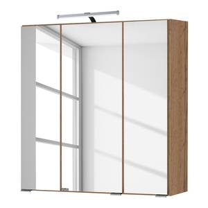 Spiegelkast Zeehan I inclusief verlichting - Eikenhoutlook wotan - Breedte: 60 cm