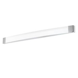 Éclairage miroir salle de bain Siderno Polycarbonate / Acier - 1 ampoule