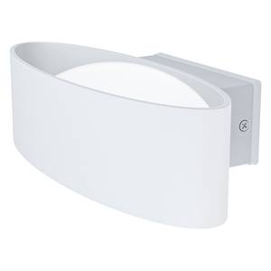 LED-wandlamp Chinoa polycarbonaat/aluminium - 1 lichtbron - Wit