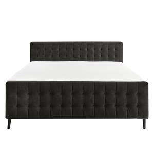 Boxspringbett Multia Boxspringbett inkl. Topper, ohne Dekoration Bezug: Webstoff - Espresso