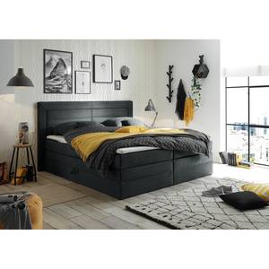 Lit boxspring Sunol I Lit boxspring Sunol I avec cadre de lit - Graphite - 160 x 200cm