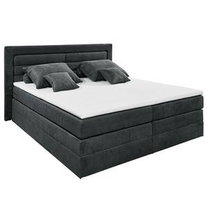 Lit boxspring Sunol I Lit boxspring Sunol I avec cadre de lit - Graphite - 160 x 200cm