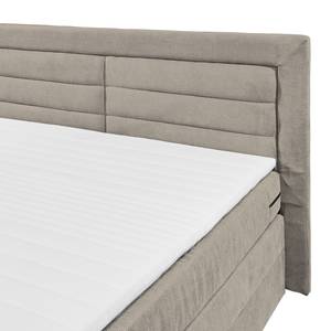 Letto boxspring Sunol I Incl. contenitori e testiera - Color grigio pallido - 180 x 200cm