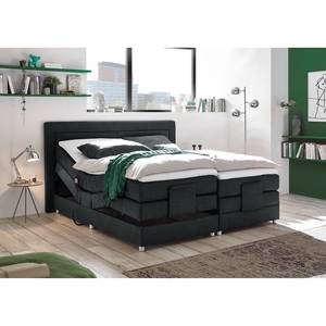 Boxspringbett Sunol II inkl. Elektromotor & Topper - Graphit - 180 x 200cm