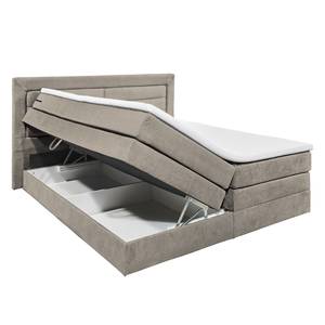 Boxspring Sunol I Boxspring Sunol I incl. bedlade - Lichtgrijs - 160 x 200cm