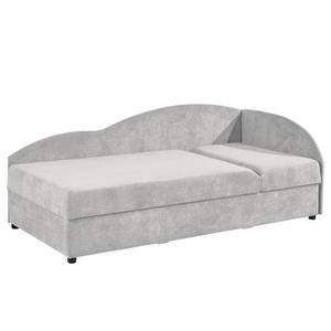 Chaise longue Laggan Rivestimento: tessuto - Con contenitori - Argento