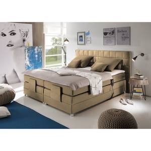 Lit boxspring Mohon I Lit boxspring Mohon I avec moteur - Beige - 160 x 200cm