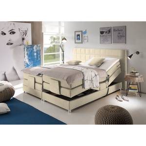 Boxspring Mohon I Boxspring Mohon I incl. motor - Licht beige - 180 x 200cm