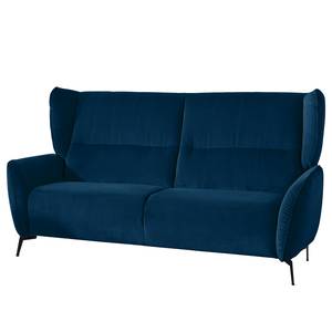 Sofa Lehi (3-Sitzer) Samt - Marineblau