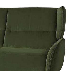 Sofa Lehi (3-Sitzer) Samt - Antikgrün