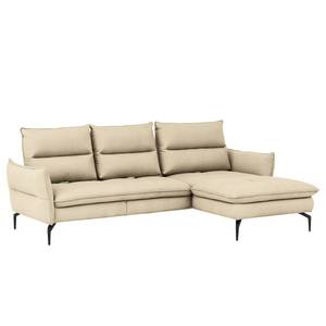 Ecksofa Atoka I Strukturstoff - Webstoff Pendo: Beige