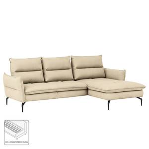 Hoekbank Atoka I structuurstof - Geweven stof Pendo: Beige