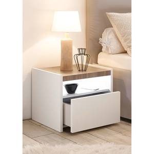 Comodino Westwood (set da 2) Bianco - Materiale a base lignea - 51 x 42 x 40 cm