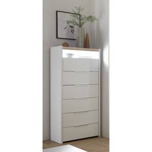 Commode Westwood I Blanc - Bois manufacturé - 51 x 137 x 40 cm