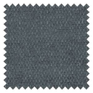 Divano angolare Denny II Tessuto - Bluastro grigio - Longchair preimpostata a destra