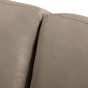 Ecksofa Denny I Antiklederlook - Taupe - Longchair davorstehend links