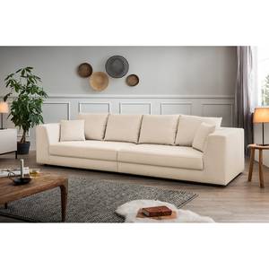 Bigsofa Baraboo Strukturstoff - Creme