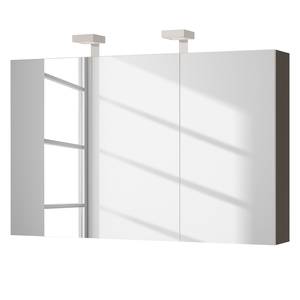 Badkamerset Alma I (2-delig) inclusief verlichting - Grijs - Breedte: 120 cm