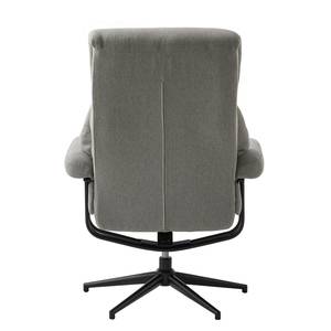 Relaxfauteuil Barking vlakweefsel - platinakleurig