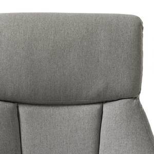 Relaxfauteuil Barking vlakweefsel - platinakleurig