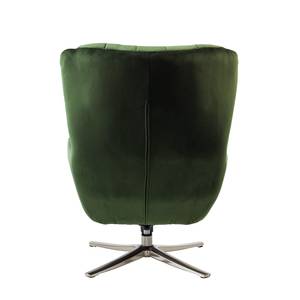 Fauteuil Bracon met hocker Donkergroen