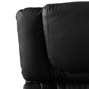 Fauteuil relax Baroda Cuir véritable / Imitation cuir - Noir