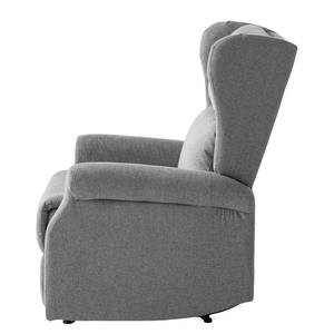 Relaxfauteuil Barley vlakweefsel - grijs