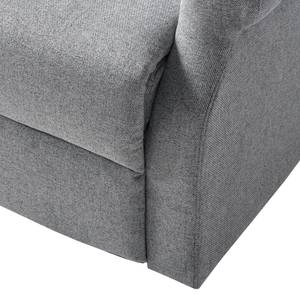 Relaxfauteuil Barley vlakweefsel - grijs