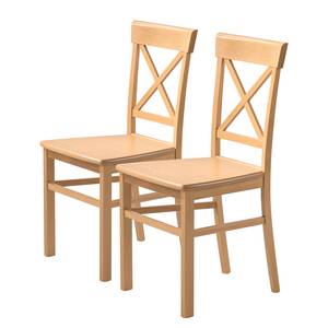 Chaises Romeo (lot de 2) Hêtre massif