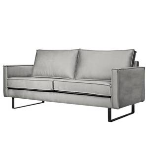 2,5-Sitzer Sofa Liel Samt - Samt Onoli: Hellgrau