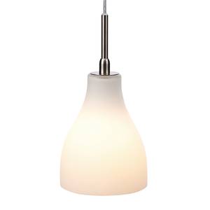 Hanglamp Ven melkglas/roestvrij staal - 1 lichtbron