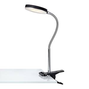 LED-tafellamp Flex I acrylglas/roestvrij staal - 1 lichtbron - Zwart