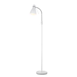 Lampadaire Viktor Acier inoxydable - 1 ampoule - Blanc