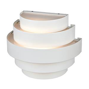 LED-Wandleuchte Etage Aluminium - 2-flammig - Weiß