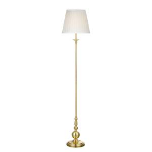 Lampadaire Imperia Tissu mélangé / Acier inoxydable - 1 ampoule