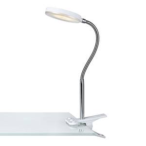 LED-Tischleuchte Flex I Acrylglas / Edelstahl - 1-flammig - Weiß