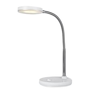 LED-Tischleuchte Flex II Acrylglas / Edelstahl - 1-flammig - Weiß