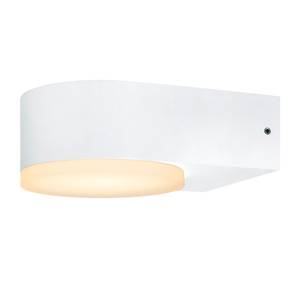 LED-wandlamp Monza plexiglas/aluminium - 1 lichtbron - Wit
