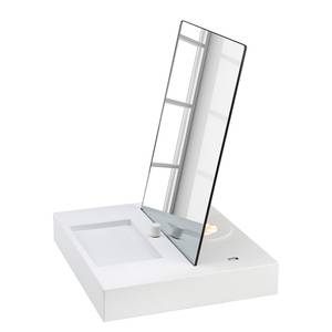 LED-Tischleuchte Reflect Spiegelglas / Edelstahl - 1-flammig