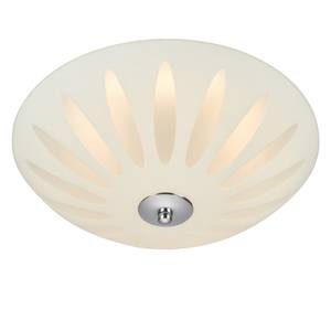 LED-Deckenleuchte Petal II Milchglas / Edelstahl - 1-flammig