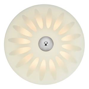 LED-Deckenleuchte Petal I Milchglas / Edelstahl - 1-flammig