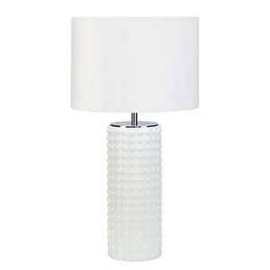 Tafellamp Proud III textielmix/glas - 1 lichtbron