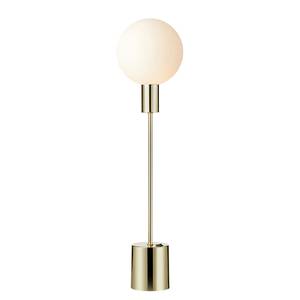 LED-tafellamp Uno melkglas/staal - 1 lichtbron - Goud