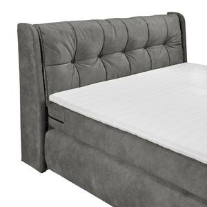 Boxspringbett Bellview inkl. Kopfteil - Anthrazit - 180 x 200cm