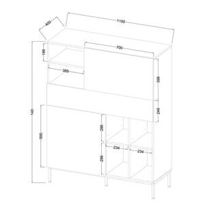 Highboard Meon Weiß