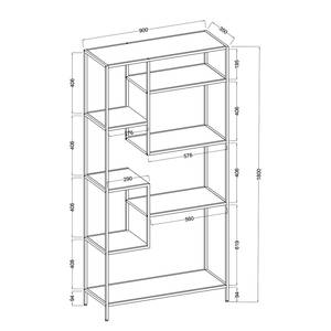 Étagère Meon IV Imitation chêne