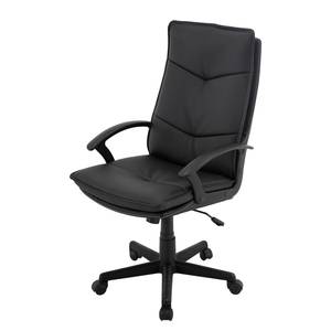 Chaise de bureau Rhos Imitation cuir / Matière plastique - Noir