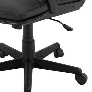 Chaise de bureau Rhos Imitation cuir / Matière plastique - Noir